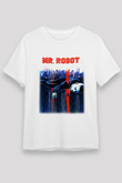 Mr. Robot Beyaz Unisex Tişört T-Shirt