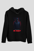 Mr. Robot Siyah Unisex Hoodie