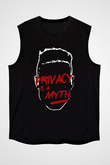 Mr. Robot Siyah Unisex Kolsuz Tişört