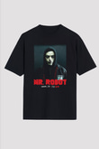 Mr. Robot Siyah Unisex Oversize Tişört T-Shirt