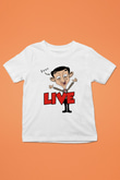 Mr.Bean Baskılı Beyaz Unisex Çocuk Tişört