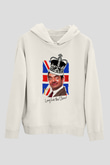 Mr.Bean Beyaz Unisex Hoodie