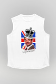 Mr.Bean Beyaz Unisex  Kolsuz Tişört