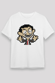Mr.Bean Beyaz Unisex Tişört