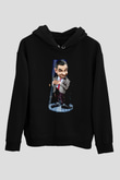 Mr.Bean Siyah Unisex Hoodie