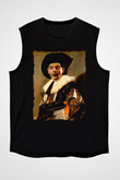 Mr.Bean Siyah Unisex  Kolsuz Tişört