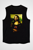 Mr.Bean Siyah Unisex  Kolsuz Tişört