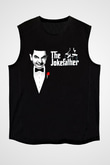 Mr.Bean Siyah Unisex  Kolsuz Tişört