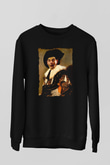 Mr.Bean Siyah Unisex  Sweatshirt