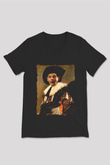 Mr.Bean Siyah Unisex  V Yaka Tişört