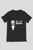 Mr.Bean Siyah Unisex  V Yaka Tişört
