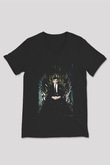 Mr.Bean Siyah Unisex  V Yaka Tişört