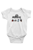 Mudvayne Baskılı Beyaz Unisex Bebek Body - Zıbın