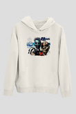 Mudvayne Baskılı Beyaz Unisex Kapüşonlu Sweatshirt