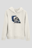 Mudvayne Baskılı Beyaz Unisex Kapüşonlu Sweatshirt