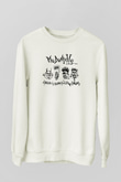Mudvayne Baskılı Beyaz Unisex Sweatshirt