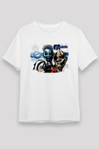 Mudvayne Baskılı Unisex Beyaz Tişört - Tshirt