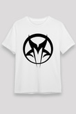 Mudvayne Baskılı Unisex Beyaz Tişört - Tshirt