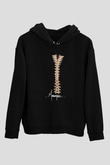 Mudvayne Baskılı Unisex Siyah Kapüşonlu Sweatshirt