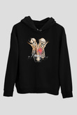 Mudvayne Baskılı Unisex Siyah Kapüşonlu Sweatshirt