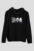 Mudvayne Baskılı Unisex Siyah Kapüşonlu Sweatshirt