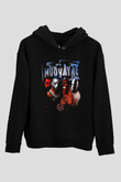 Mudvayne Baskılı Unisex Siyah Kapüşonlu Sweatshirt