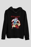 Mudvayne Baskılı Unisex Siyah Kapüşonlu Sweatshirt