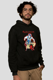 Mudvayne Baskılı Unisex Siyah Kapüşonlu Sweatshirt