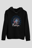 Mudvayne Baskılı Unisex Siyah Kapüşonlu Sweatshirt
