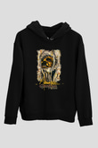 Mudvayne Baskılı Unisex Siyah Kapüşonlu Sweatshirt