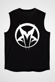 Mudvayne Baskılı Unisex Siyah Kolsuz Tişört - Tshirt