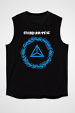 Mudvayne Baskılı Unisex Siyah Kolsuz Tişört - Tshirt