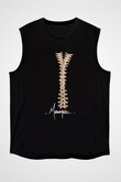 Mudvayne Baskılı Unisex Siyah Kolsuz Tişört - Tshirt