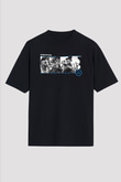 Mudvayne Baskılı Unisex Siyah Oversize Tişört - Tshirt