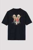 Mudvayne Baskılı Unisex Siyah Oversize Tişört - Tshirt