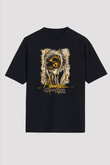 Mudvayne Baskılı Unisex Siyah Oversize Tişört - Tshirt