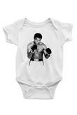 Muhammed Ali Beyaz Bebek Body - Zıbın
