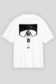 Muhammed Ali Beyaz Unisex Oversize Tişört T-Shirt
