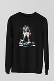 Muhammed Ali Siyah Unisex Sweatshirt