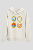 Muhasebeci Beyaz Unisex Hoodie