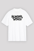 Municipal Waste Beyaz Unisex Oversize Tişört T-Shirt
