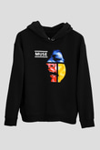 Muse Siyah Unisex Hoodie