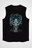 Muse Siyah Unisex Kolsuz Tişört