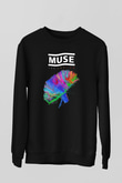 Muse Siyah Unisex Sweatshirt