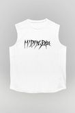 My Dying Bride Baskılı Beyaz Unisex Kolsuz Tişört - Tshirt