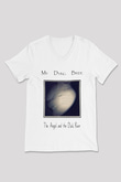 My Dying Bride Baskılı Beyaz Unisex V Yaka Tişört - Tshirt