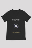 My Dying Bride Baskılı Unisex Siyah V Yaka Tişört - Tshirt