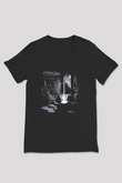 My Dying Bride Baskılı Unisex Siyah V Yaka Tişört - Tshirt