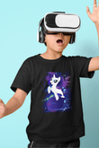 My Little Pony Baskılı Siyah Unisex Çocuk Tişört