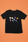 My Little Pony Baskılı Siyah Unisex Çocuk Tişört